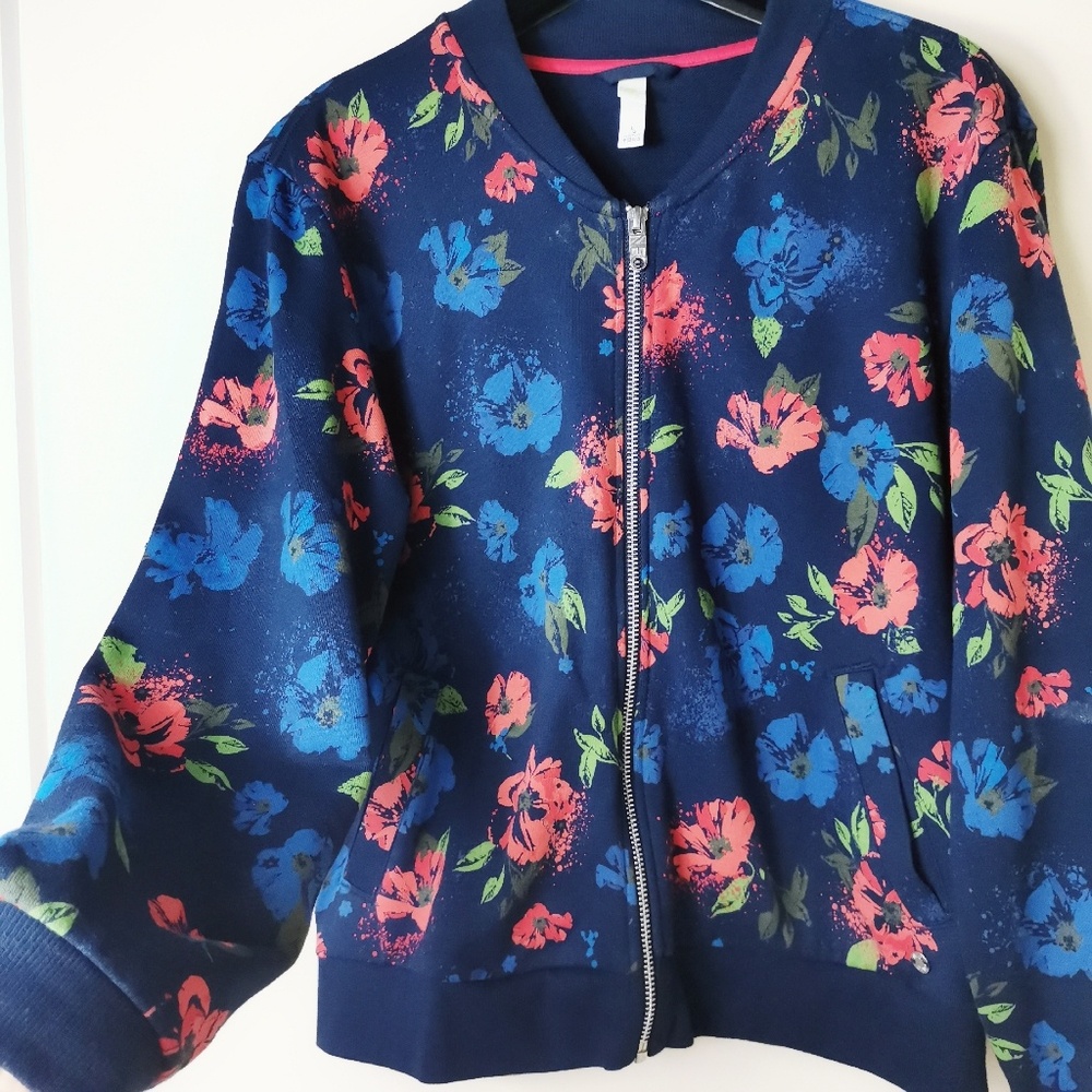 ❣SOLD❣Adidas Neo Label Floral Print Jacket Size L